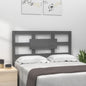 Cabeceira de cama 95,5x4x100 cm pinho maciço cinzento