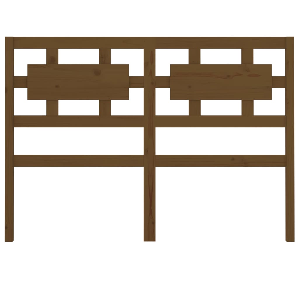 Cabeceira de cama 205,5x4x100 cm pinho maciço castanho mel