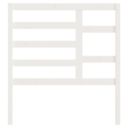Cabeceira de cama 96x4x104 cm pinho maciço branco