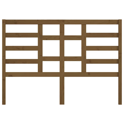 Cabeceira de cama 141x4x104 cm pinho maciço castanho mel