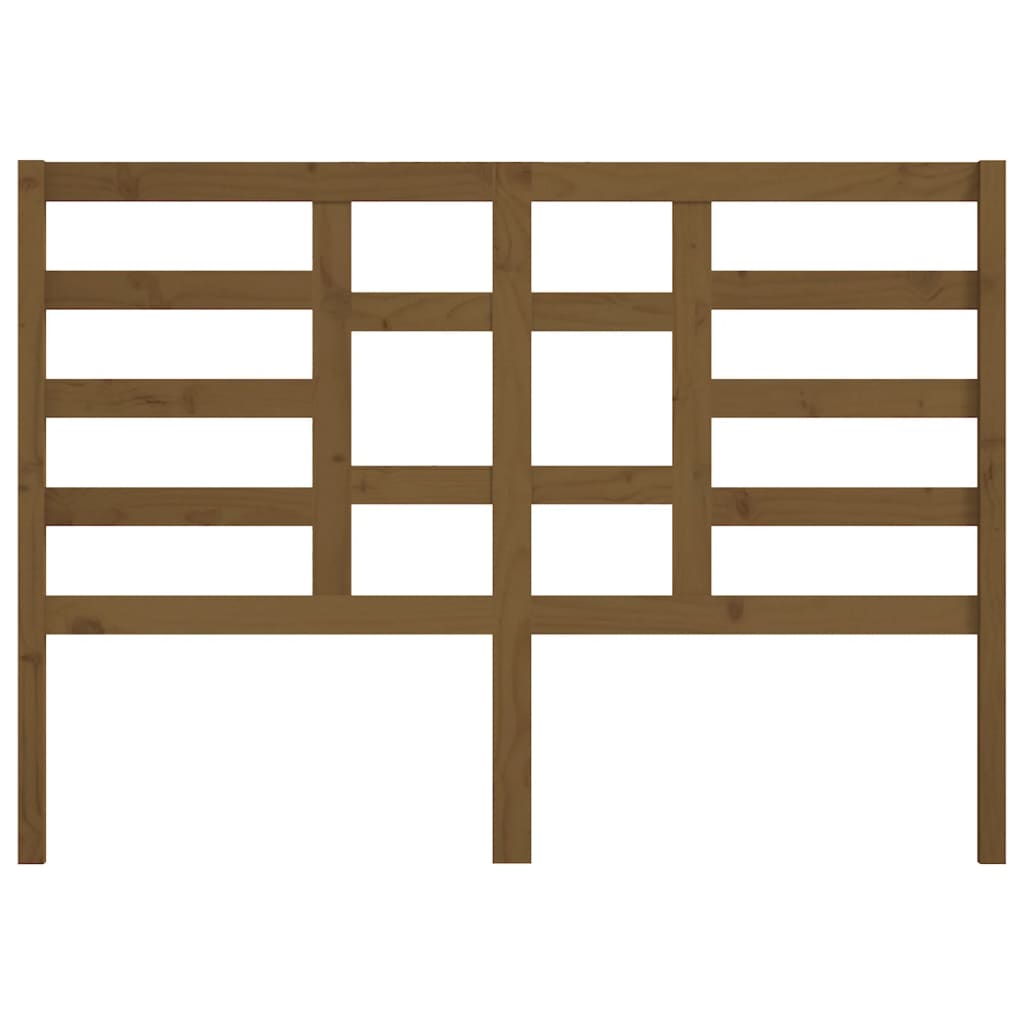 Cabeceira de cama 166x4x104 cm pinho maciço castanho mel