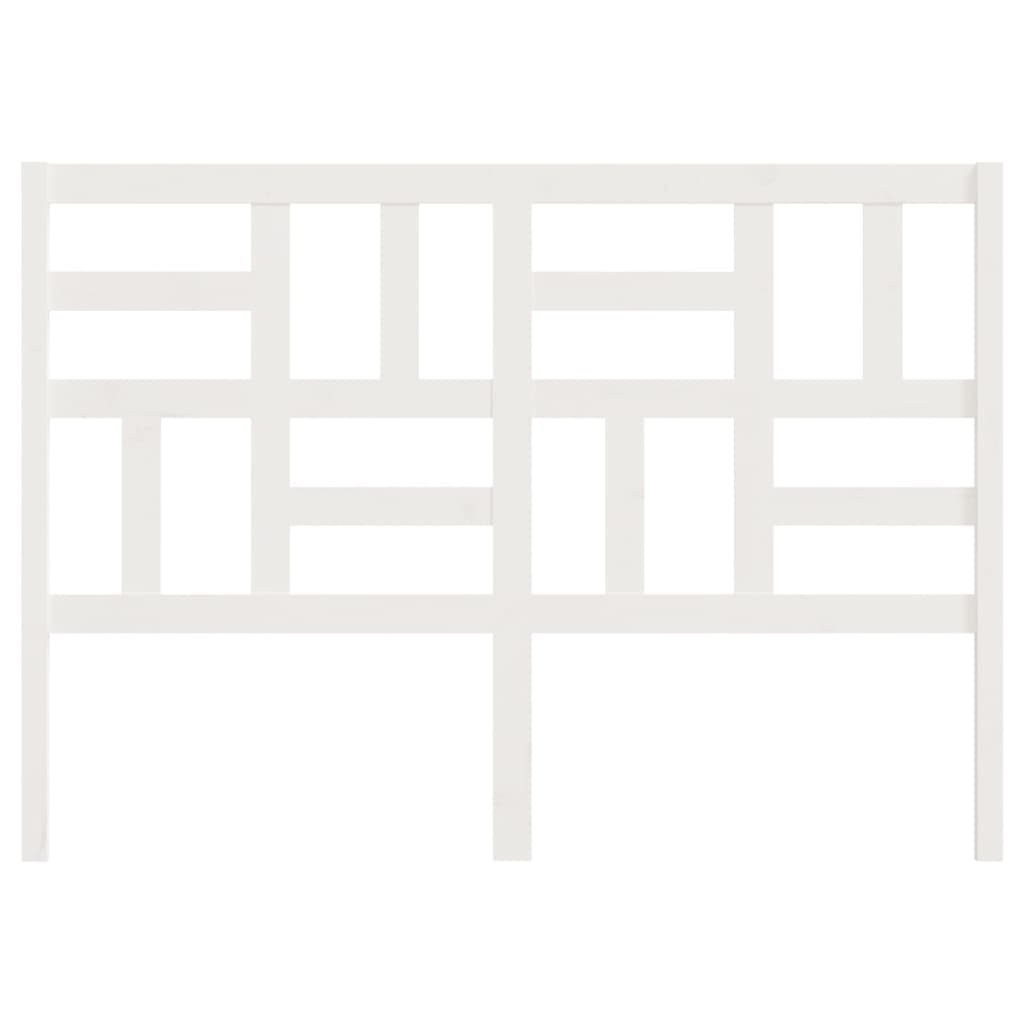 Cabeceira de cama 156x4x104 cm pinho maciço branco