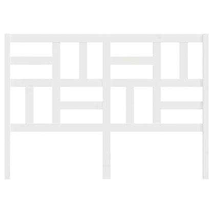 Cabeceira de cama 166x4x104 cm pinho maciço branco