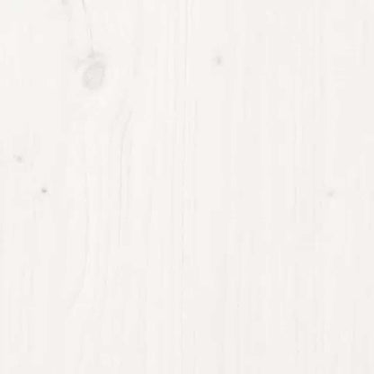 Cabeceira de cama 166x4x104 cm pinho maciço branco