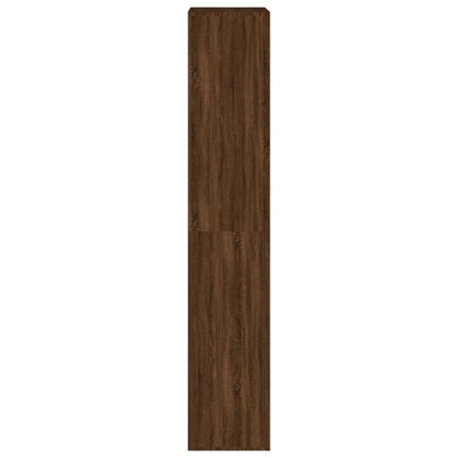 Sapateira 54x34x183 cm derivados de madeira carvalho castanho