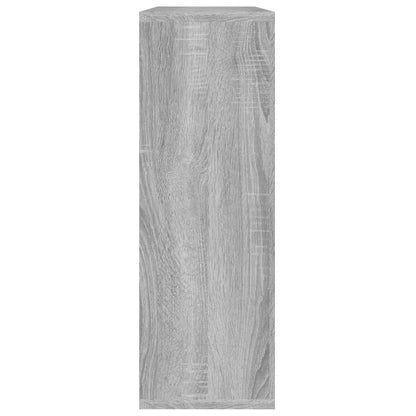 Estante 104x20x58,5 cm derivados de madeira cinzento sonoma