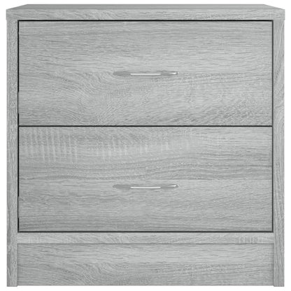 Mesa cabeceira 40x30x40 cm derivados de madeira cinzento sonoma