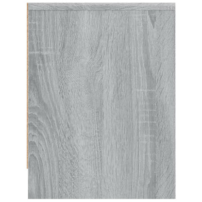Mesa cabeceira 40x30x40 cm derivados de madeira cinzento sonoma