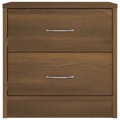 Mesa de cabeceira 40x30x40 cm contraplacado carvalho castanho