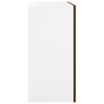 Armário suspenso “Lyon” 80x31x60 cm carvalho castanho