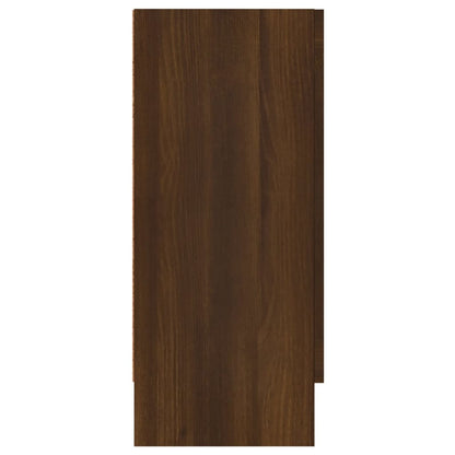 Aparador 120x30,5x70cm madeira processada cor carvalho castanho