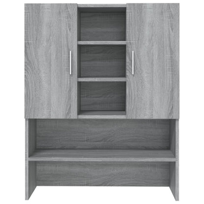 Armário máquina de lavar 70,5x25,5x90 cm sonoma cinzento