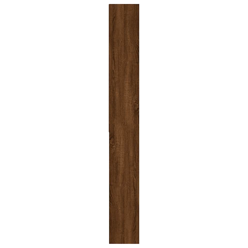 Armário máquina lavar roupa 64x24x190 cm cor carvalho castanho