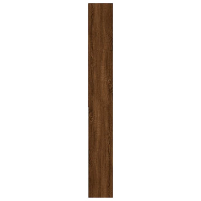 Armário máquina lavar roupa 64x24x190 cm cor carvalho castanho