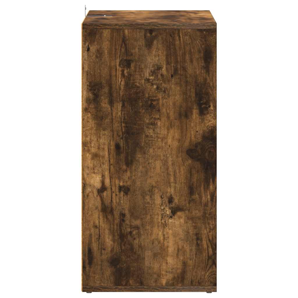 Sapateira 60x35x70 cm derivados de madeira sonoma cinza