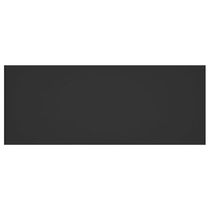 Cabeceira de cama 200x1,5x80 cm derivados de madeira preto