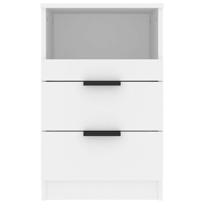 Mesa de cabeceira derivados de madeira branco