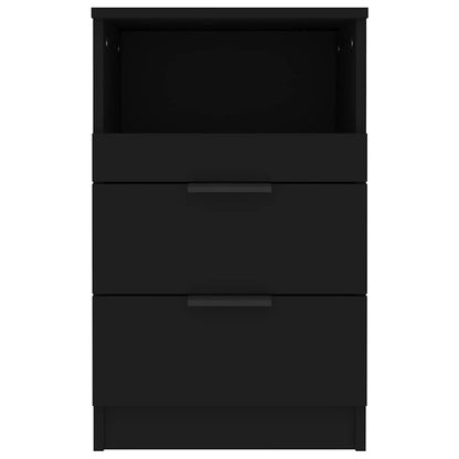 Mesa de cabeceira madeira processada preto