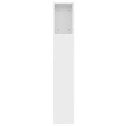 Cabeceira de cama branca 120x18,5x102,5 cm