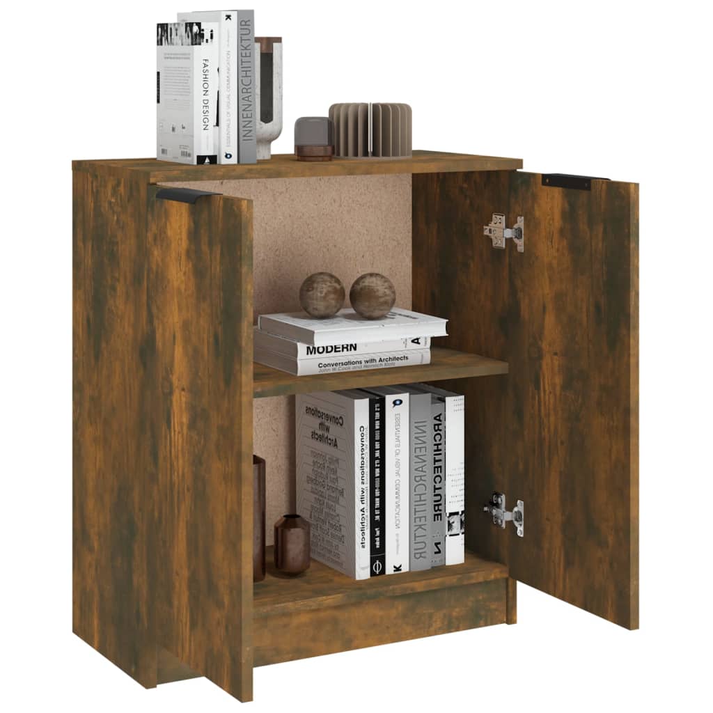 Aparador 60x30x70 cm madeira processada carvalho fumado