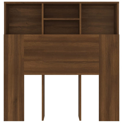 Armário de cabeceira 100x19x103,5 cm cor carvalho castanho