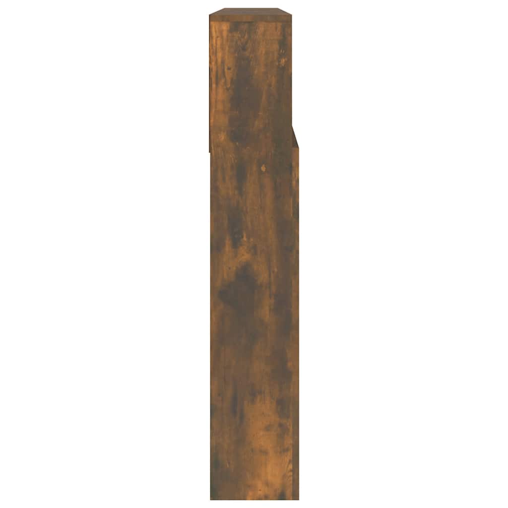 Armário de cabeceira 220x19x103,5 cm cor carvalho fumado