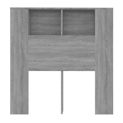 Armário de cabeceira 100x18,5x102,5 cm sonoma cinzento