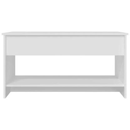 Mesa de centro 102x50x52,5 cm madeira processada branco