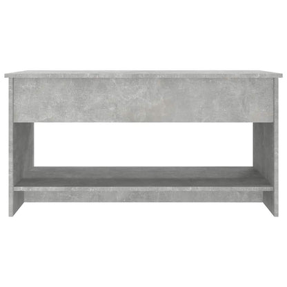 Mesa de centro 102x50x52,5cm madeira processada cinza cimento