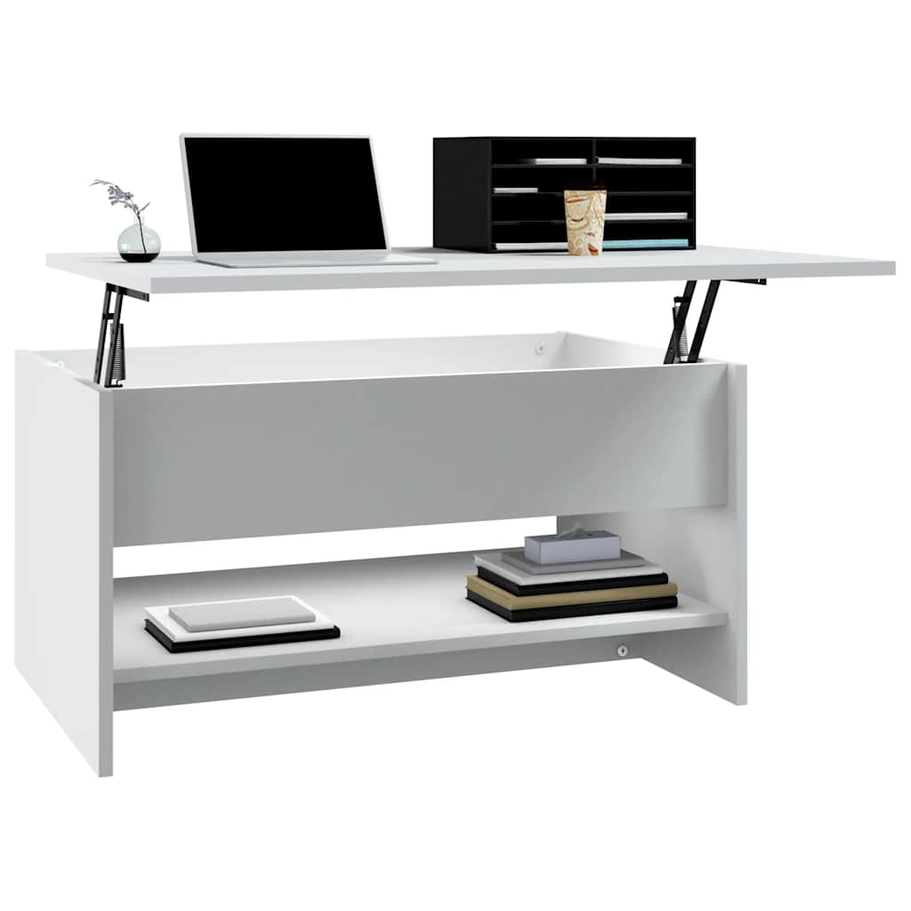 Mesa de centro 80x50x40 cm derivados de madeira branco