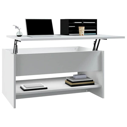 Mesa de centro 80x50x40 cm derivados de madeira branco
