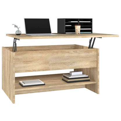 Mesa de centro 80x50x40 cm derivados madeira carvalho sonoma