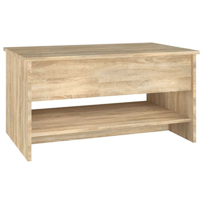 Mesa de centro 80x50x40 cm derivados madeira carvalho sonoma
