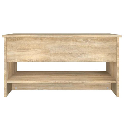 Mesa de centro 80x50x40 cm derivados madeira carvalho sonoma