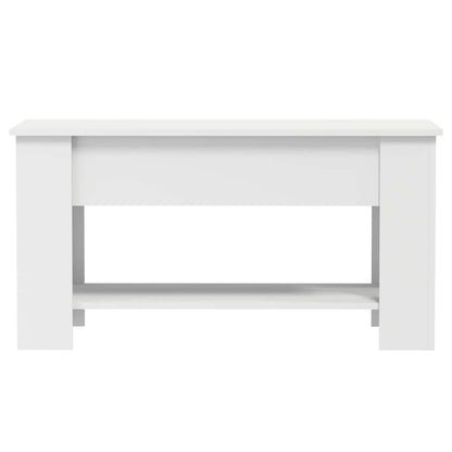 Mesa de centro 101x49x52 cm madeira processada branco