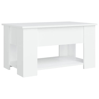 Mesa de centro 79x49x41 cm madeira processada branco