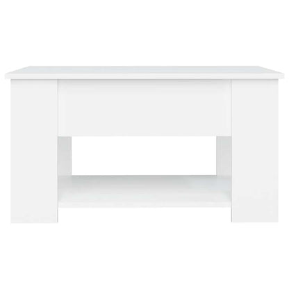 Mesa de centro 79x49x41 cm madeira processada branco