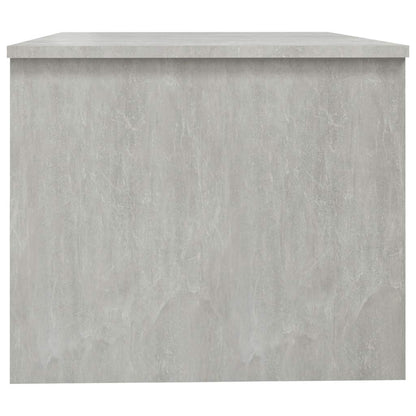 Mesa de centro 80x50x42,5 cm madeira processada cinza cimento