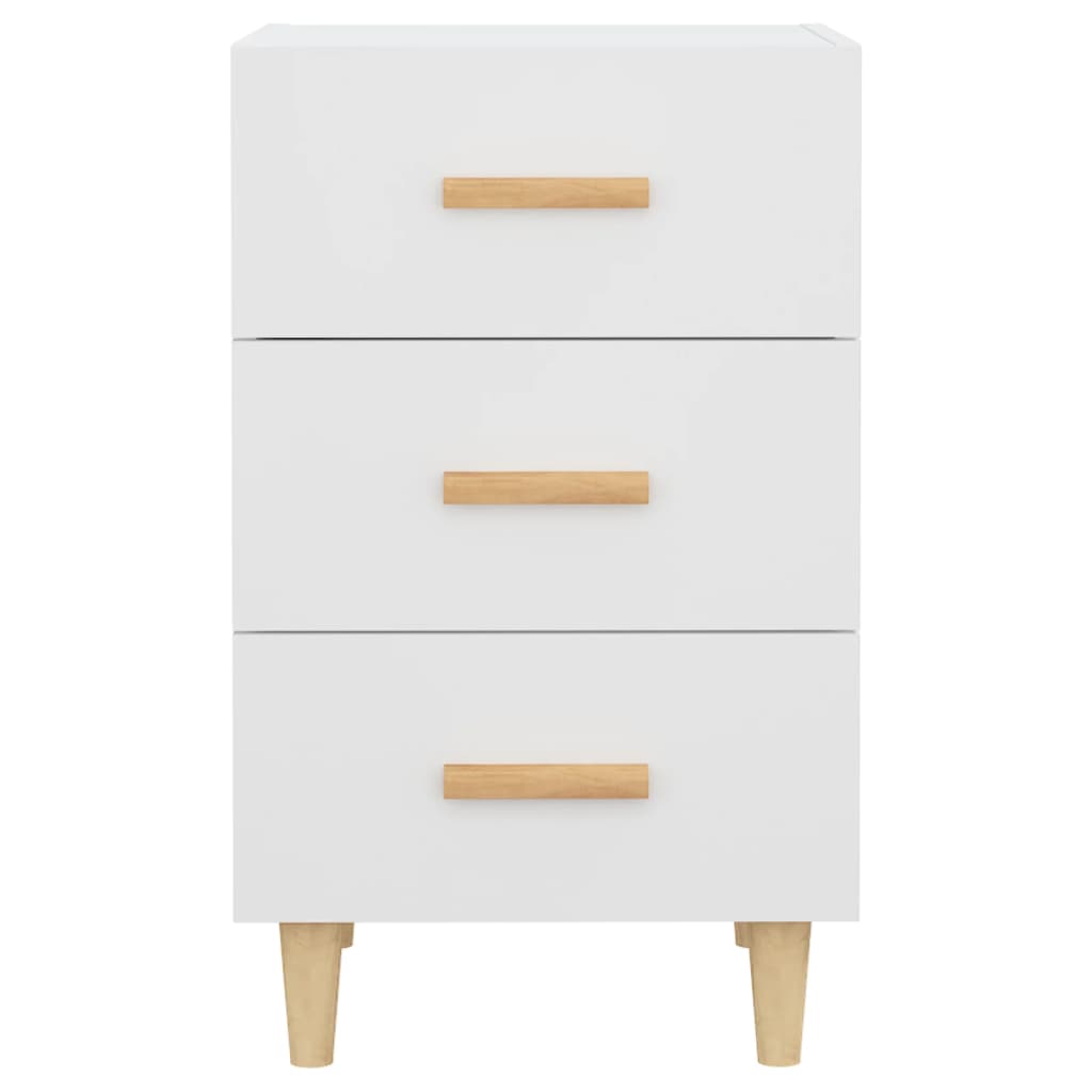 Mesa de cabeceira 40x40x66 cm derivados de madeira branco