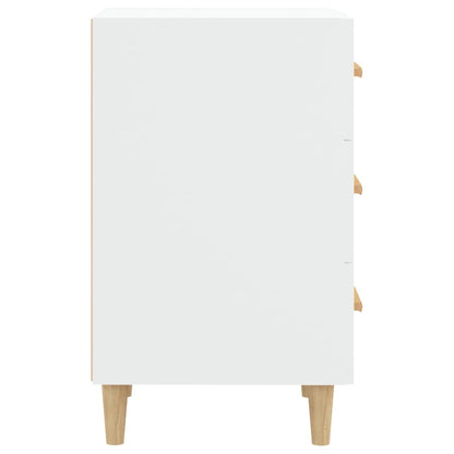 Mesa de cabeceira 40x40x66 cm derivados de madeira branco