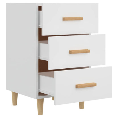 Mesa de cabeceira 40x40x66 cm derivados de madeira branco