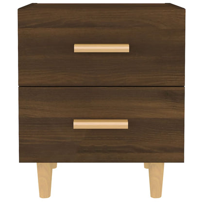 Mesas de cabeceira 2 pcs 40x35x47,5 cm carvalho castanho