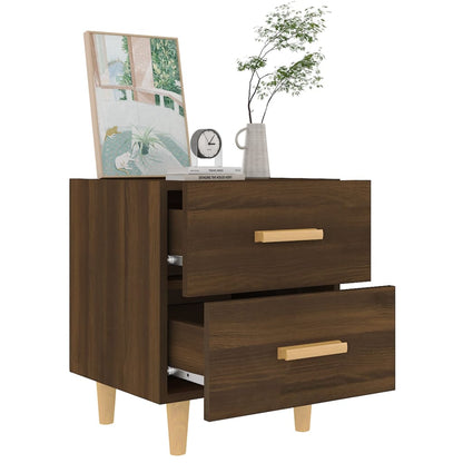 Mesas de cabeceira 2 pcs 40x35x47,5 cm carvalho castanho