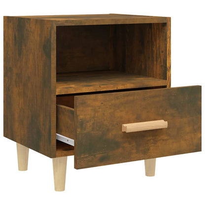 Mesa de cabeceira 40x35x47 cm cor carvalho fumado
