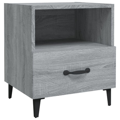 Mesa de cabeceira 2 pcs derivados de madeira cinzento sonoma