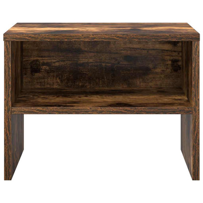 Mesa cabeceira 40x30x30 cm derivados de madeira carvalho fumado