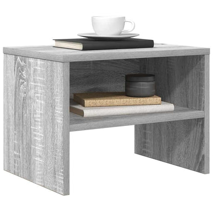 Mesa de cabeceira 40x30x30 cm madeira proc. sonoma cinzento