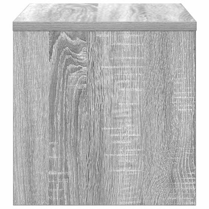 Mesa de cabeceira 40x30x30 cm madeira proc. sonoma cinzento