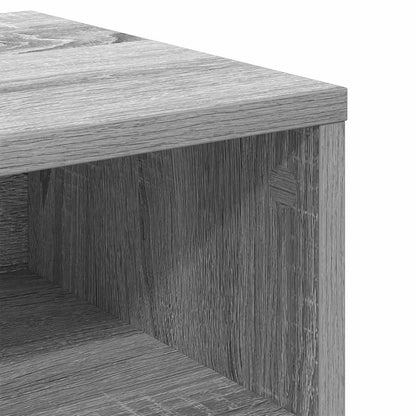 Mesa de cabeceira 40x30x30 cm madeira proc. sonoma cinzento