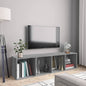 Estante/Móvel de TV 143x30x36 cm madeira proc. sonoma cinza